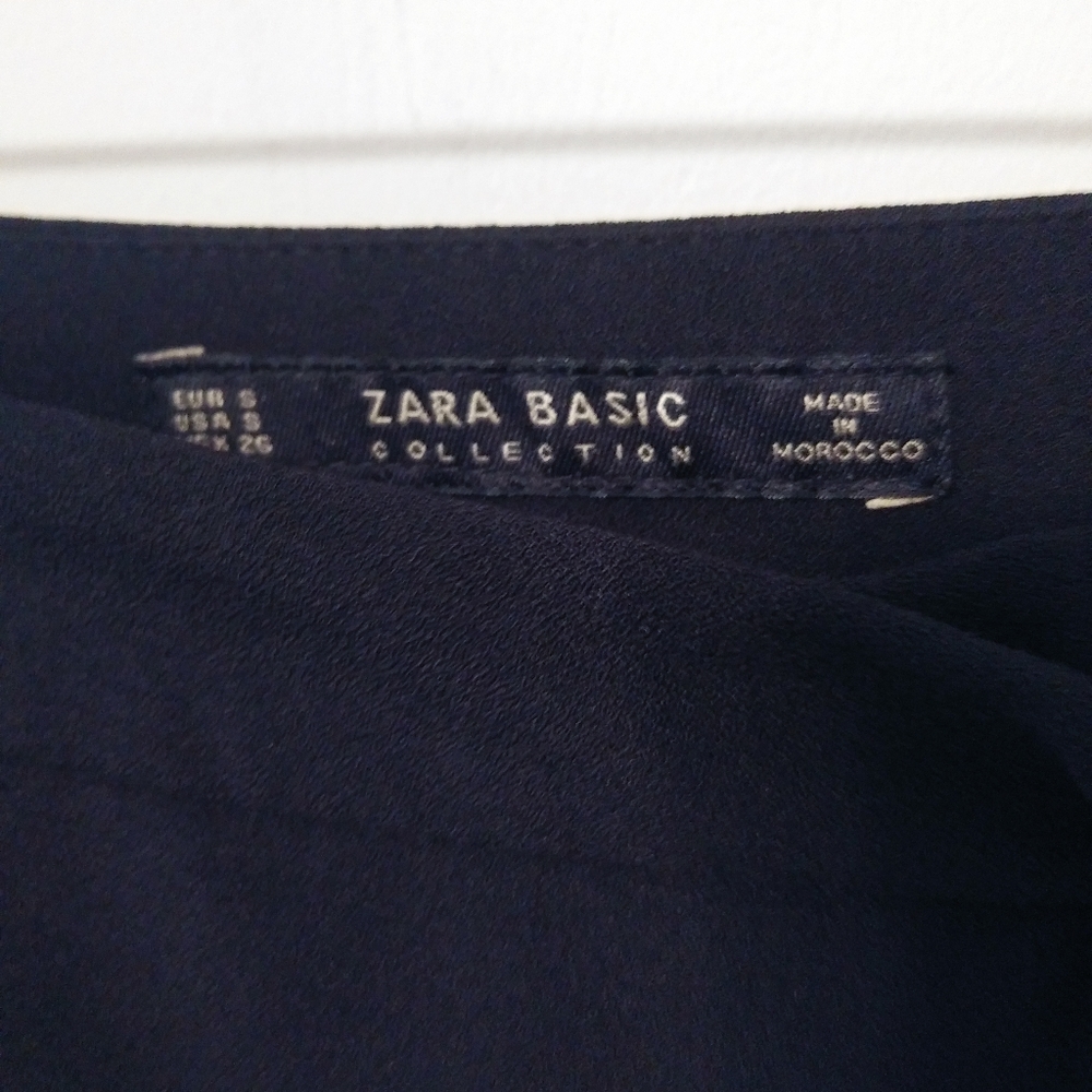 Zara Basic Collection Wrap Up Asymmetrical Skirt - image 8
